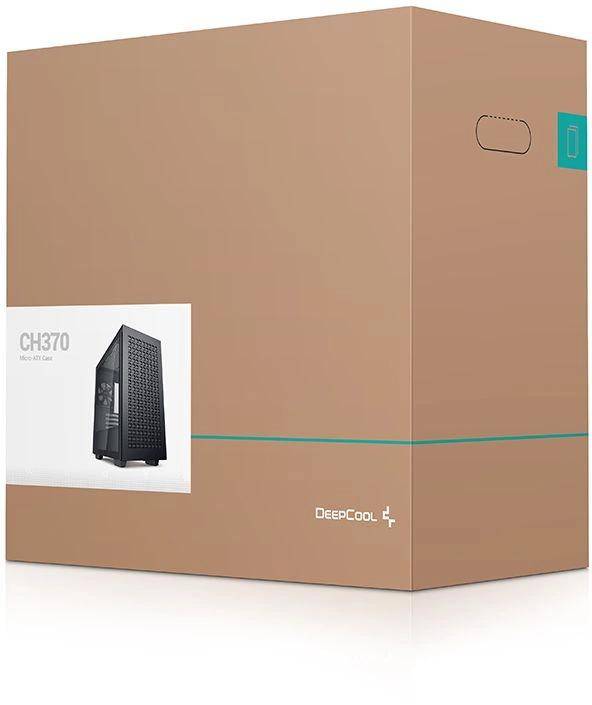 Корпус Deepcool CH370 BLACK — для бизнеса и офиса Корпус Deepcool CH370 BLACK — для бизнеса и офиса