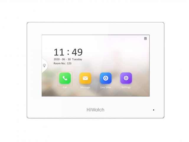 7 гибридный IP видеодомофон с Wi-Fi, Сенсорный 7" цветной TFT LCD экран с разрешением 1024600; встроенные микрофон и динамик; слот для SD карты до 128Гб; тревожные входы/выходы 8/2; 1 RJ-45 10M/100M Ethernet; Wi-Fi; DC12В/PoE; 10Вт;-10 C...+55C; Hikvision — для бизнеса и офиса 7 гибридный IP видеодомофон с Wi-Fi, Сенсорный 7" цветной TFT LCD экран с разрешением 1024600; встроенные микрофон и динамик; слот для SD карты до 128Гб; тревожные входы/выходы 8/2; 1 RJ-45 10M/100M Ethernet; Wi-Fi; DC12В/PoE; 10Вт;-10 C...+55C; Hikvision — для бизнеса и офиса