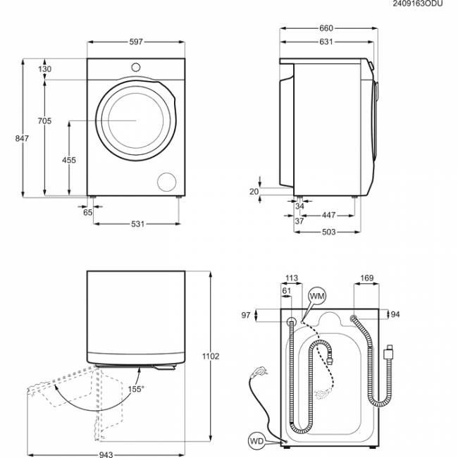 Стиральные машины с функцией сушки ELECTROLUX Electrolux EW8W7607QE — для бизнеса и офиса Стиральные машины с функцией сушки ELECTROLUX Electrolux EW8W7607QE — для бизнеса и офиса
