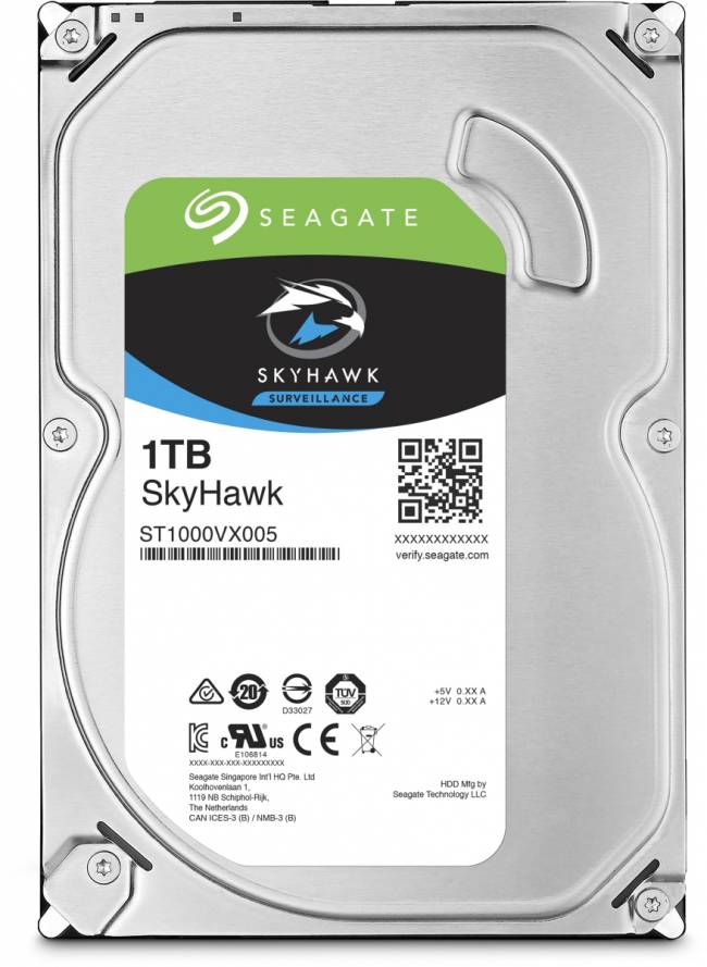 Жесткий диск Seagate SkyHawk Surveillance ST1000VX005 — для бизнеса и офиса Жесткий диск Seagate SkyHawk Surveillance ST1000VX005 — для бизнеса и офиса