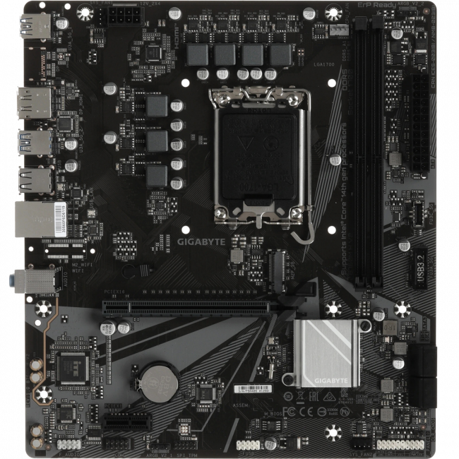 Материнская плата Gigabyte B760M H V2 — для бизнеса и офиса Материнская плата Gigabyte B760M H V2 — для бизнеса и офиса
