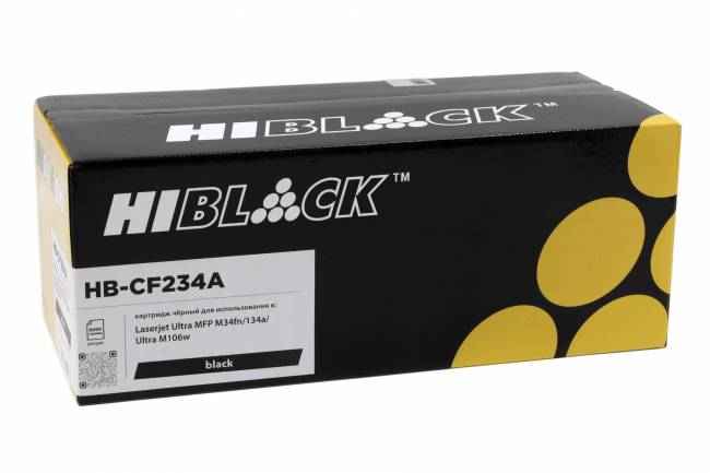 Драм-юнит Hi-Black (HB-CF234A) для HP LaserJet Ultra M106/MFP M134, 9,2K (без тубы) — для бизнеса и офиса Драм-юнит Hi-Black (HB-CF234A) для HP LaserJet Ultra M106/MFP M134, 9,2K (без тубы) — для бизнеса и офиса