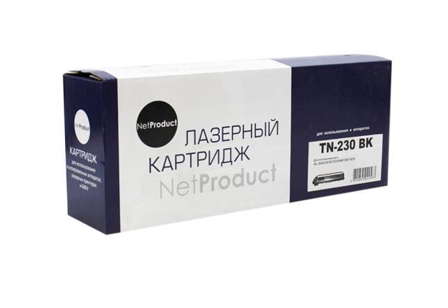Тонер-картридж NetProduct (N-TN-230Bk) для Brother HL-3040CN/3070CW/MFC9010CN, Bk, 2,2K — для бизнеса и офиса Тонер-картридж NetProduct (N-TN-230Bk) для Brother HL-3040CN/3070CW/MFC9010CN, Bk, 2,2K — для бизнеса и офиса