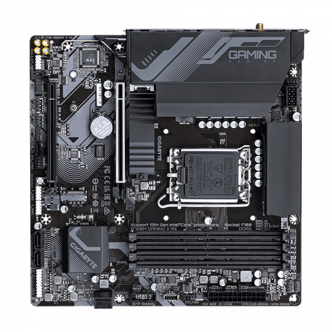 Материнская плата Gigabyte B760M GAMING X AX — для бизнеса и офиса Материнская плата Gigabyte B760M GAMING X AX — для бизнеса и офиса