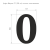 Цифра на дверь 100 мм золото 0 — для бизнеса и офиса Цифра на дверь 100 мм золото 0 — для бизнеса и офиса