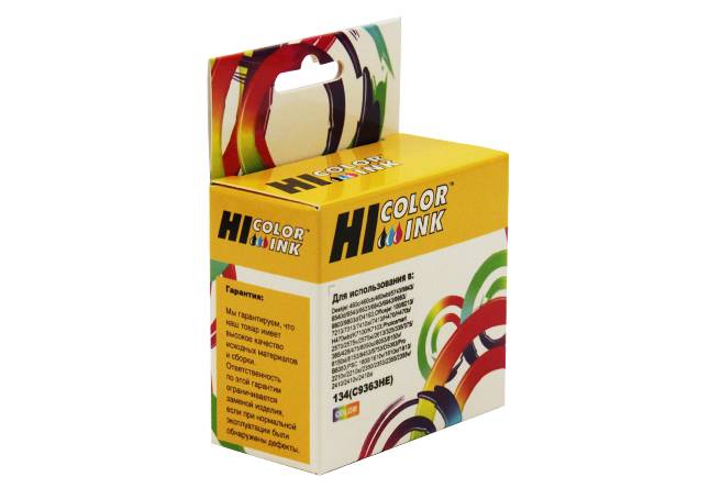 Картридж Hi-Black (HB-C9363HE) для HP DJ 6543/5743/PS8153/8453, №134, Color — для бизнеса и офиса Картридж Hi-Black (HB-C9363HE) для HP DJ 6543/5743/PS8153/8453, №134, Color — для бизнеса и офиса