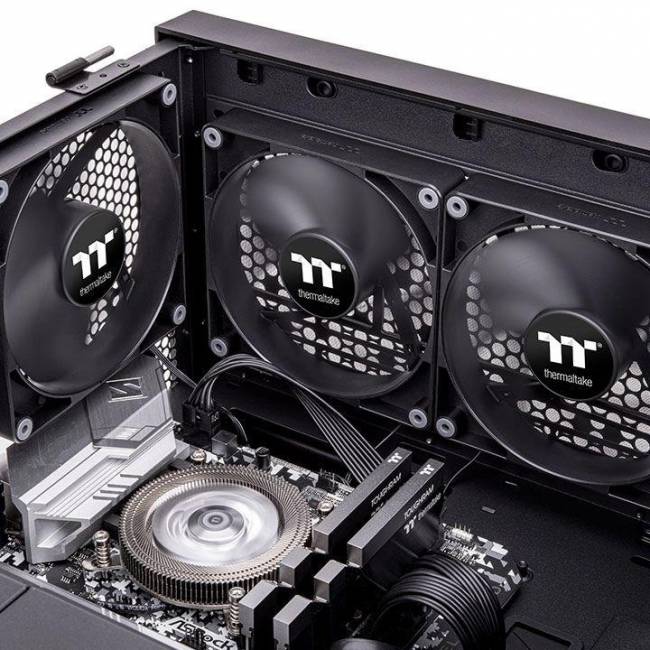 Вентилятор для корпуса Thermaltake CL-F147-PL12BL-A — для бизнеса и офиса Вентилятор для корпуса Thermaltake CL-F147-PL12BL-A — для бизнеса и офиса