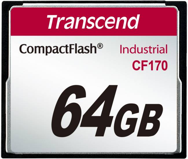 Карта памяти Transcend CompactFlash CF170 — для бизнеса и офиса Карта памяти Transcend CompactFlash CF170 — для бизнеса и офиса