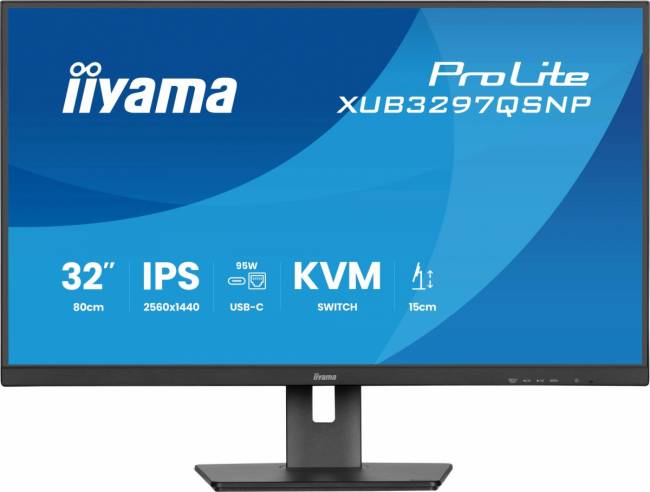 Монитор IIYAMA XUB3297QSNP-B1 — для бизнеса и офиса Монитор IIYAMA XUB3297QSNP-B1 — для бизнеса и офиса