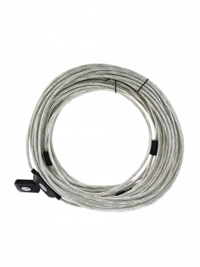 Кабель-адаптер USB2.0-repeater, удлинительный активный <Am-->Af> 20м Aopen<ACU823-20M> VCOM USB 2.0 Type-AM - USB 2.0 Type-AF 20м — для бизнеса и офиса