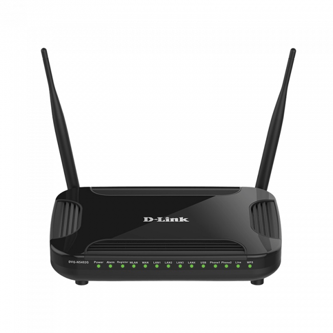 Шлюз VoIP D-Link DVG-N5402G/2S1U1L/A1A — для бизнеса и офиса Шлюз VoIP D-Link DVG-N5402G/2S1U1L/A1A — для бизнеса и офиса