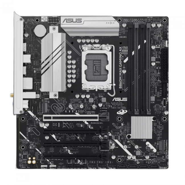 Материнская плата ASUS B860M MAX GAMING AX (90MB1JZ0-M0EAY0) — для бизнеса и офиса Материнская плата ASUS B860M MAX GAMING AX (90MB1JZ0-M0EAY0) — для бизнеса и офиса