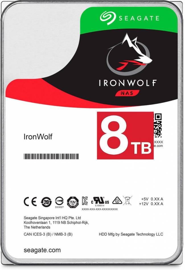 Жесткий диск Seagate IronWolf ST8000VN022 — для бизнеса и офиса Жесткий диск Seagate IronWolf ST8000VN022 — для бизнеса и офиса