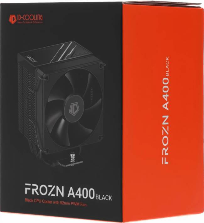 Устройство охлаждения(кулер) ID-COOLING FROZN A400 BLACK — для бизнеса и офиса Устройство охлаждения(кулер) ID-COOLING FROZN A400 BLACK — для бизнеса и офиса