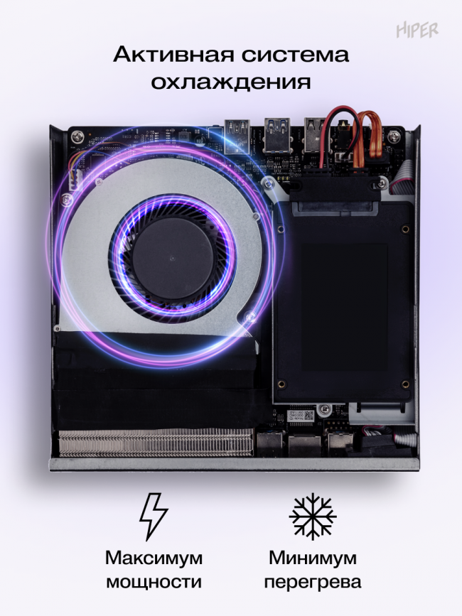 Мини ПК Hiper FT20-i5144R16N5R6BWP — для бизнеса и офиса