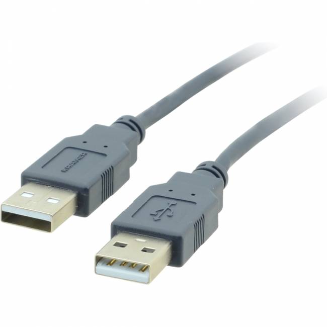 Кабель USB-A 2.0 вилка-вилка, 1,8 м Kramer C-USB/AA-6 — для бизнеса и офиса Кабель USB-A 2.0 вилка-вилка, 1,8 м Kramer C-USB/AA-6 — для бизнеса и офиса