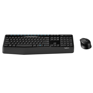 Комплект (клавиатура + мышь) Logitech Wireless Desktop MK345 Combo Black Retail