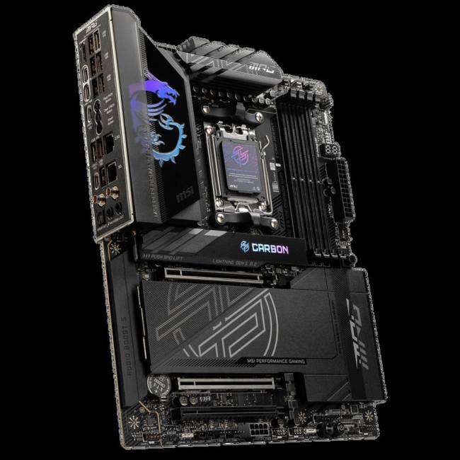 Материнская плата MSI MPG X870E CARBON WIFI — для бизнеса и офиса Материнская плата MSI MPG X870E CARBON WIFI — для бизнеса и офиса