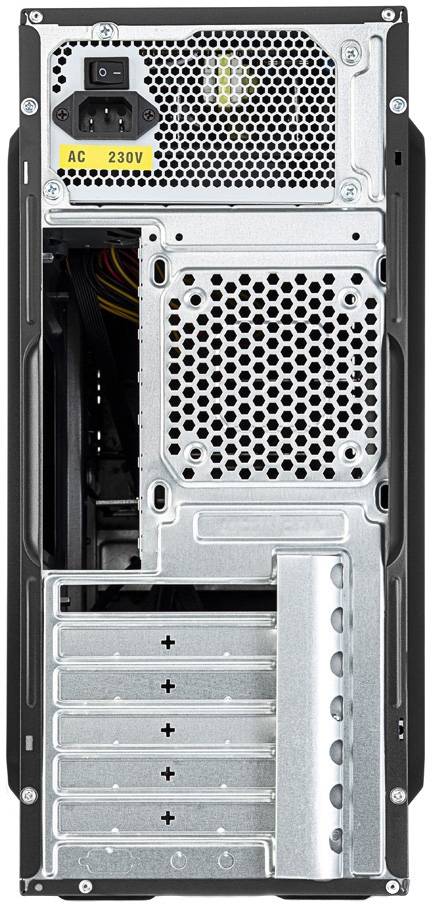 Корпус c блоком питания 450 Ватт Foxline FL-816-FZ450R-U31 — для бизнеса и офиса Корпус c блоком питания 450 Ватт Foxline FL-816-FZ450R-U31 — для бизнеса и офиса