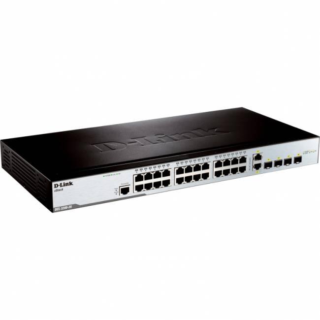Сетевой коммутатор D-Link DES-3200-28/C1A — для бизнеса и офиса Сетевой коммутатор D-Link DES-3200-28/C1A — для бизнеса и офиса