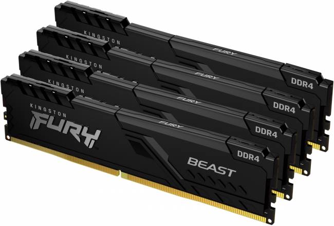 Память оперативная Kingston FURY Beast KF432C16BBK4/32 — для бизнеса и офиса Память оперативная Kingston FURY Beast KF432C16BBK4/32 — для бизнеса и офиса