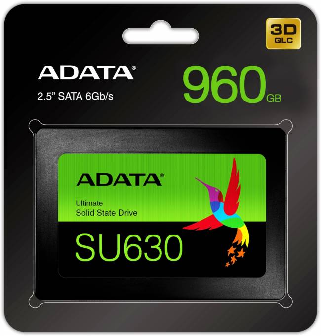 Твердотельный накопитель ADATA Ultimate SU630 ASU630SS-960GQ-R — для бизнеса и офиса