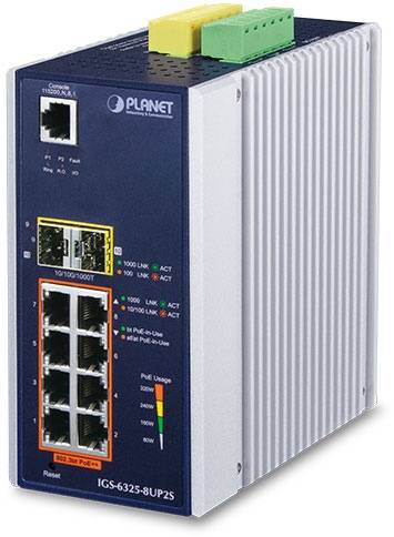 коммутатор Коммутатор PLANET IGS-6325-8UP2S — для бизнеса и офиса