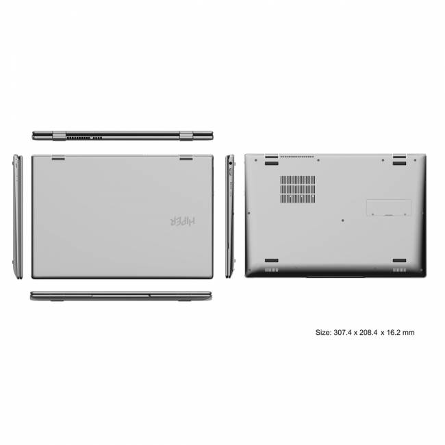 Ноутбук HIPER SLIM H1306O5165WM — для бизнеса и офиса Ноутбук HIPER SLIM H1306O5165WM — для бизнеса и офиса