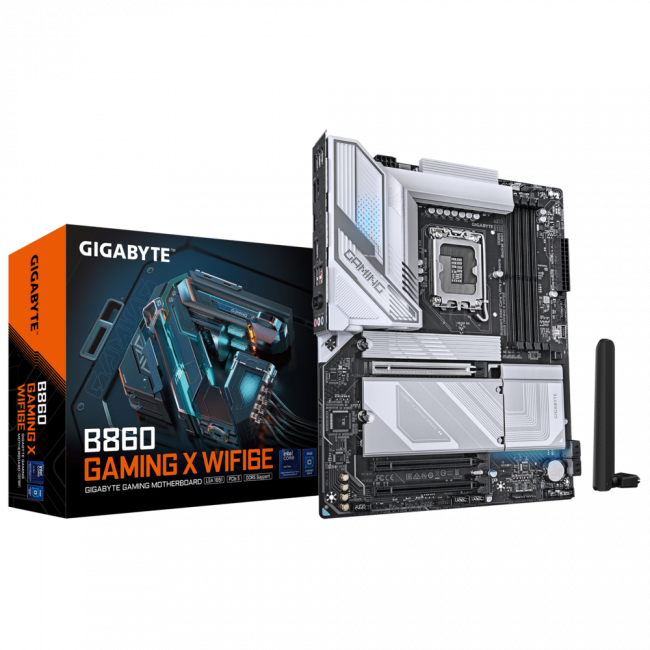 Материнская плата GIGABYTE B860 GAMING X WIFI6E — для бизнеса и офиса