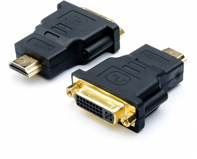 Переходник HDMI(m) <=> DVI(f) (24 pin, черный) ATcom HDMI (m) - DVI-I (f) — для бизнеса и офиса Переходник HDMI(m) <=> DVI(f) (24 pin, черный) ATcom HDMI (m) - DVI-I (f) — для бизнеса и офиса