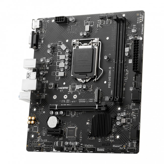 Материнская плата MSI PRO H510M-B — для бизнеса и офиса Материнская плата MSI PRO H510M-B — для бизнеса и офиса