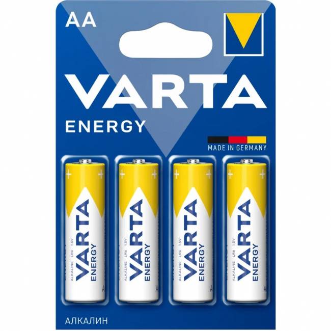 Э\п Varta Energy AA LR06 BL4 — для бизнеса и офиса Э\п Varta Energy AA LR06 BL4 — для бизнеса и офиса