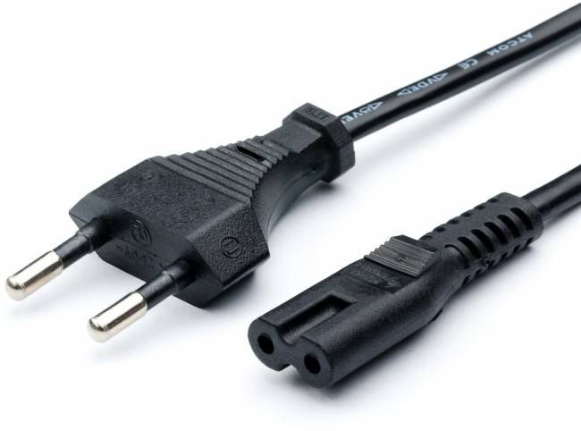 Кабель питания 3 m (0.5 mm, 2 pin) ATcom CEE 7/16 - CEE C7 3 м — для бизнеса и офиса Кабель питания 3 m (0.5 mm, 2 pin) ATcom CEE 7/16 - CEE C7 3 м — для бизнеса и офиса