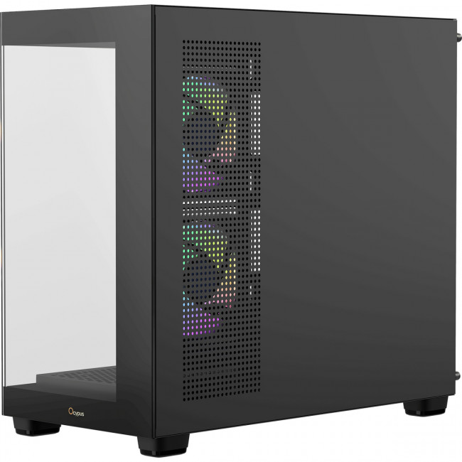 Корпус ПК без блока питания Ocypus Gamma-C52-BKD300XX-GL — для бизнеса и офиса