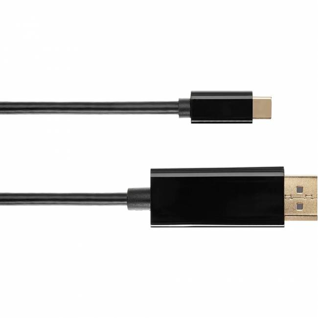 Кабель-адаптер USB 3.1 Type-Cm --> DP(m) 4K@60Hz, 1,8m iOpen (Aopen/Qust) <ACU422C-1.8M> Кабель-переходник AOpen/Qust USB 3.1 Type C M/DisplayPort M (ACU422C-1.8M) — для бизнеса и офиса