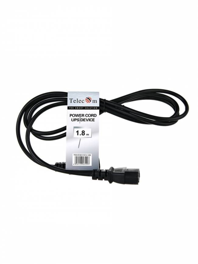 Кабель монитор - компьютер (UPS -> устройство) 220V {IEC-320-C13/C14} <TP020-1.8-BK> 1,8м Telecom TP020-1.8-BK — для бизнеса и офиса Кабель монитор - компьютер (UPS -> устройство) 220V {IEC-320-C13/C14} <TP020-1.8-BK> 1,8м Telecom TP020-1.8-BK — для бизнеса и офиса
