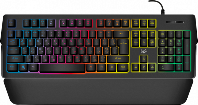Игровая клавиатура SVEN KB-G9400 (104кл, ПО, RGB-подсветка) Sven KB-G9400 — для бизнеса и офиса