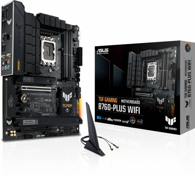 Материнская плата ASUS TUF GAMING B760-PLUS WIFI — для бизнеса и офиса Материнская плата ASUS TUF GAMING B760-PLUS WIFI — для бизнеса и офиса