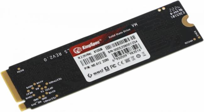 Накопитель SSD SHENZHEN KINGSPEC ELECTRONICS TECHNOLOGY CO LTD NE-512 — для бизнеса и офиса Накопитель SSD SHENZHEN KINGSPEC ELECTRONICS TECHNOLOGY CO LTD NE-512 — для бизнеса и офиса