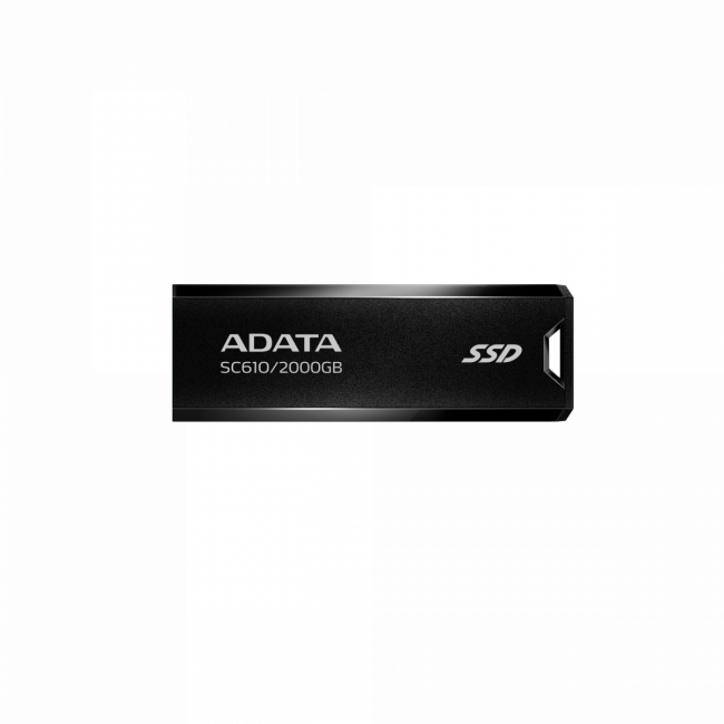 Твердотельный накопитель ADATA External SSD SC610 (SC610-2000G-CBK/RD) — для бизнеса и офиса Твердотельный накопитель ADATA External SSD SC610 (SC610-2000G-CBK/RD) — для бизнеса и офиса
