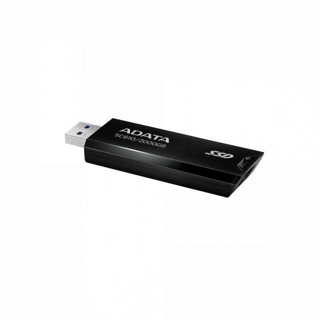Твердотельный накопитель ADATA External SSD SC610 (SC610-2000G-CBK/RD) — для бизнеса и офиса Твердотельный накопитель ADATA External SSD SC610 (SC610-2000G-CBK/RD) — для бизнеса и офиса