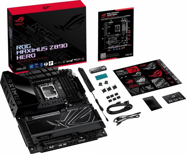 Материнская плата ASUS ROG MAXIMUS Z890 HERO — для бизнеса и офиса Материнская плата ASUS ROG MAXIMUS Z890 HERO — для бизнеса и офиса