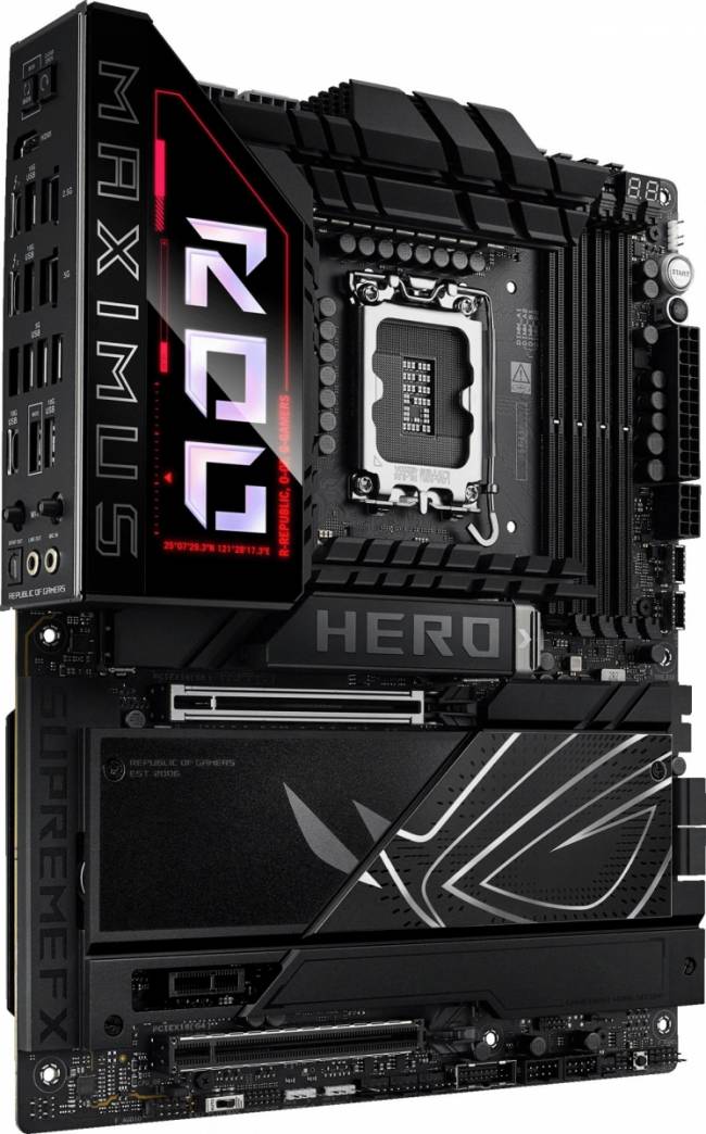 Материнская плата ASUS ROG MAXIMUS Z890 HERO — для бизнеса и офиса Материнская плата ASUS ROG MAXIMUS Z890 HERO — для бизнеса и офиса