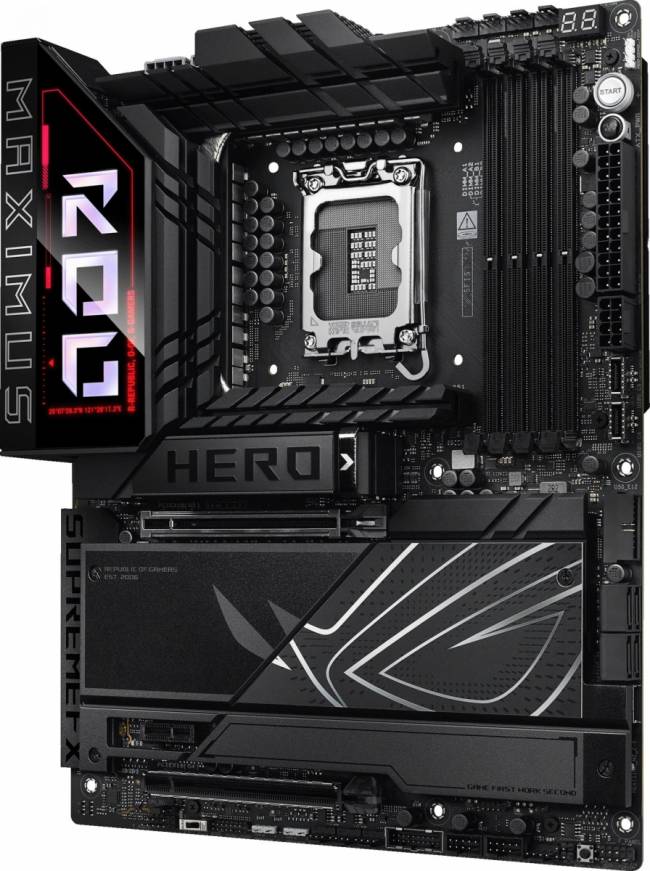 Материнская плата ASUS ROG MAXIMUS Z890 HERO — для бизнеса и офиса Материнская плата ASUS ROG MAXIMUS Z890 HERO — для бизнеса и офиса