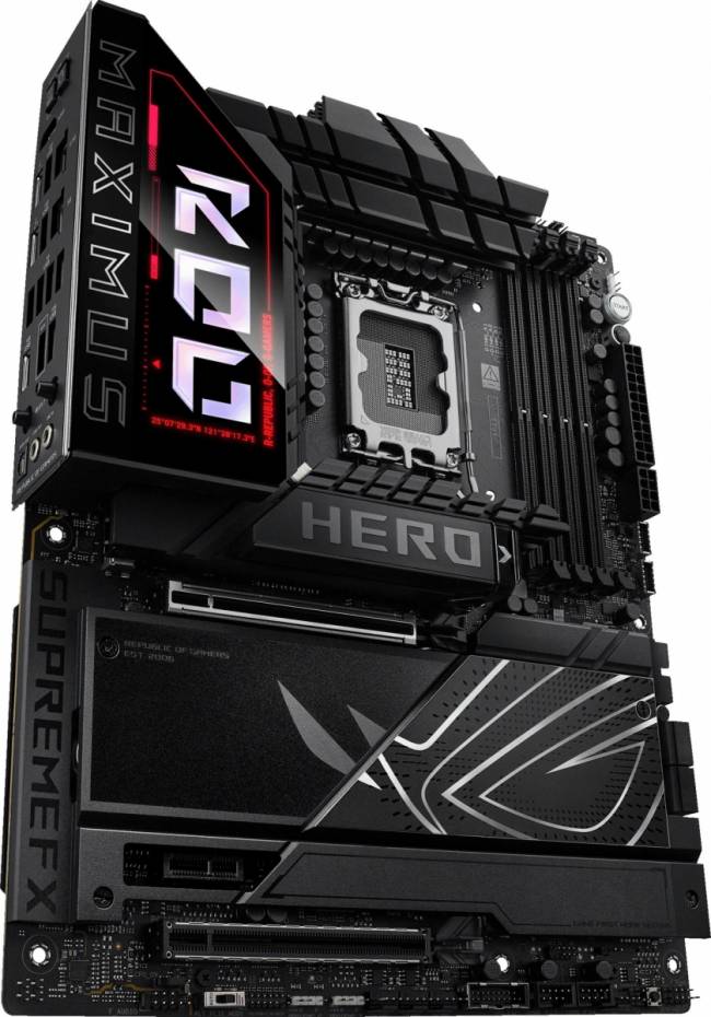 Материнская плата ASUS ROG MAXIMUS Z890 HERO — для бизнеса и офиса Материнская плата ASUS ROG MAXIMUS Z890 HERO — для бизнеса и офиса