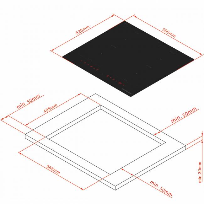 Варочная поверхность Kuppersberg Kuppersberg ICI 628 — для бизнеса и офиса Варочная поверхность Kuppersberg Kuppersberg ICI 628 — для бизнеса и офиса