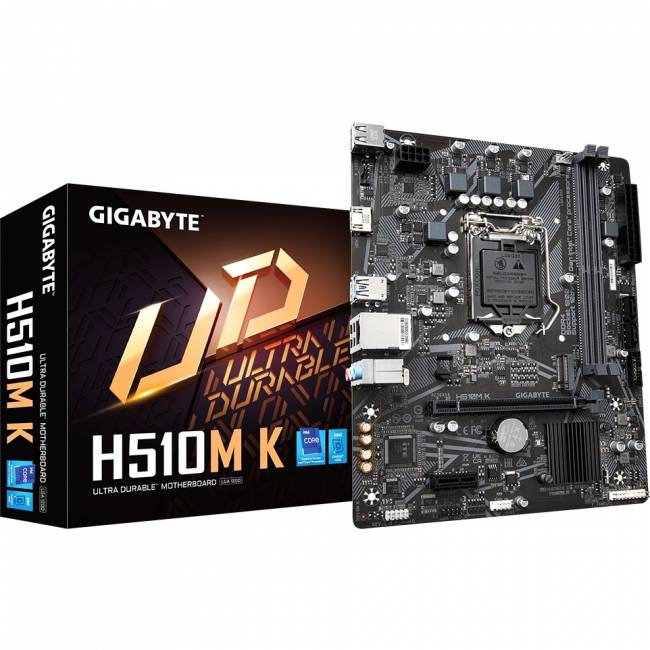 Материнская плата Gigabyte H510M K — для бизнеса и офиса Материнская плата Gigabyte H510M K — для бизнеса и офиса