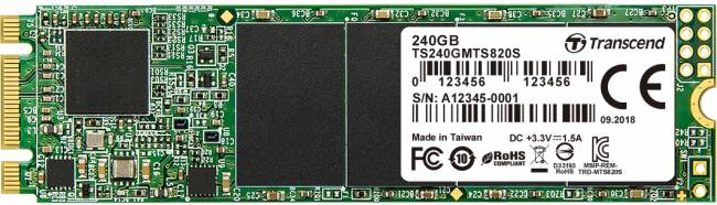Твердотельный накопитель Transcend MTS820S TS240GMTS820S — для бизнеса и офиса Твердотельный накопитель Transcend MTS820S TS240GMTS820S — для бизнеса и офиса