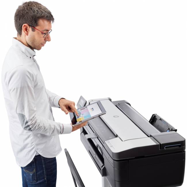 Струйное МФУ HP DesignJet T830 36-in MFP — для бизнеса и офиса Струйное МФУ HP DesignJet T830 36-in MFP — для бизнеса и офиса