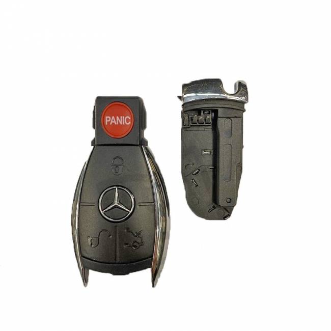 Корпус смарт ключа MERCEDES-BENZ 3+1кнопки + вставка HU64 — для бизнеса и офиса